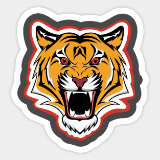 Tiger print Sticker